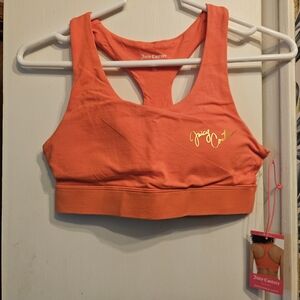 Juicy Couture Vibrant Orange Sports Bra
